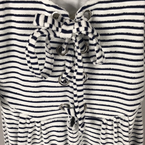 NWT Mara Hoffman Swim Terry Cloth Stripe Jumpsuit - Picture 3 of 8